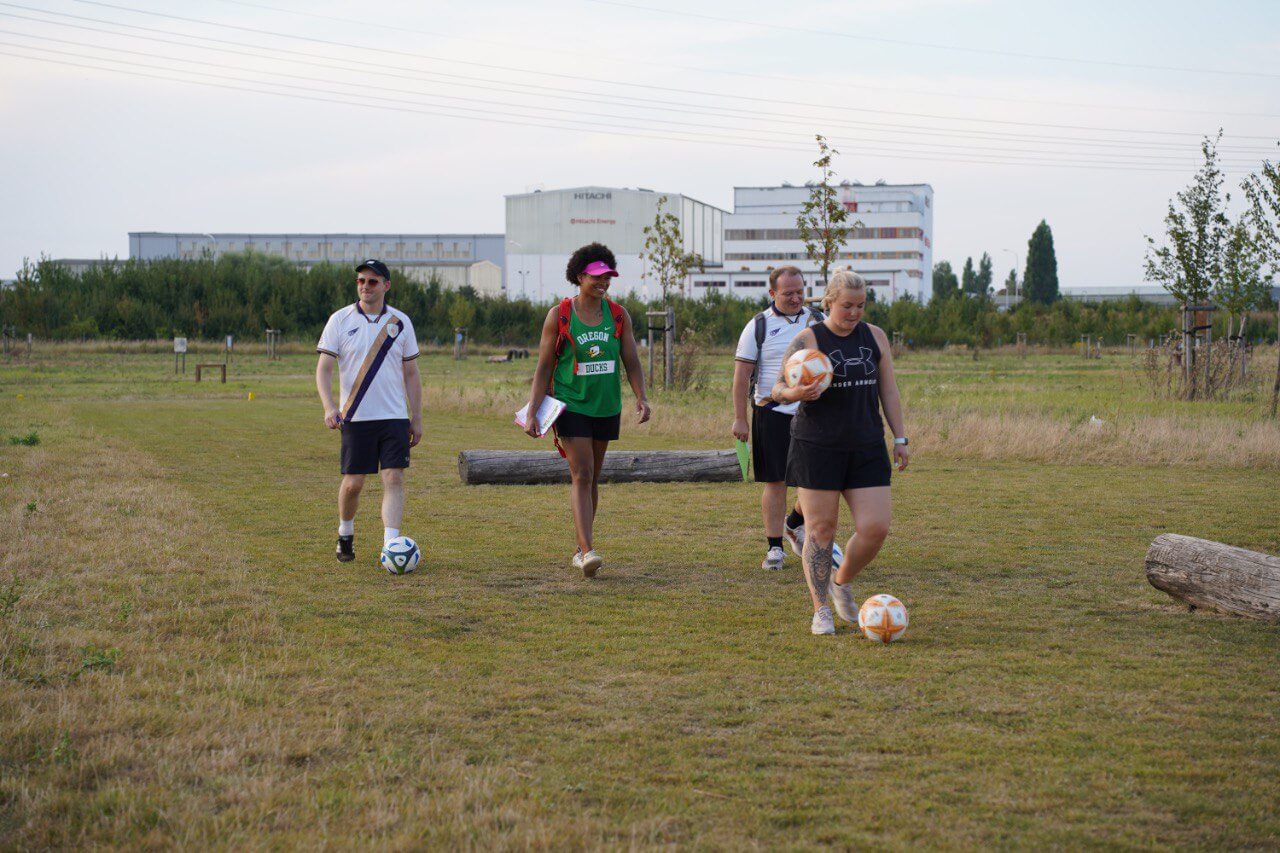 Fussballgolf Spielbahn